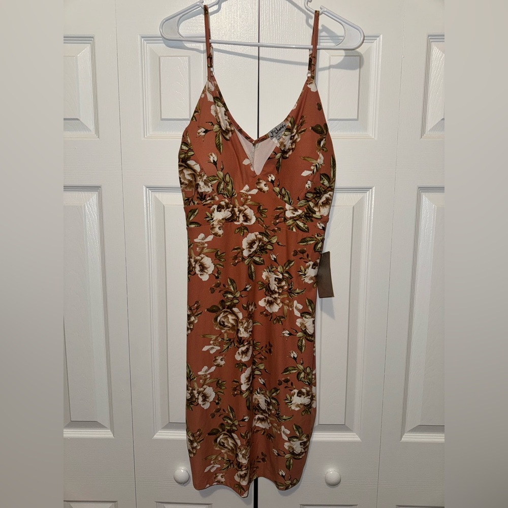 Floral Spaghetti Strap Dress